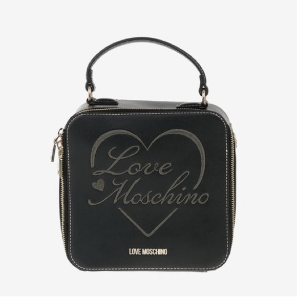 Love Moschino Handbags - Love Moschino Faux Leather Embroidered Crossbody/Shoulder Bag *Minor Flaws*
